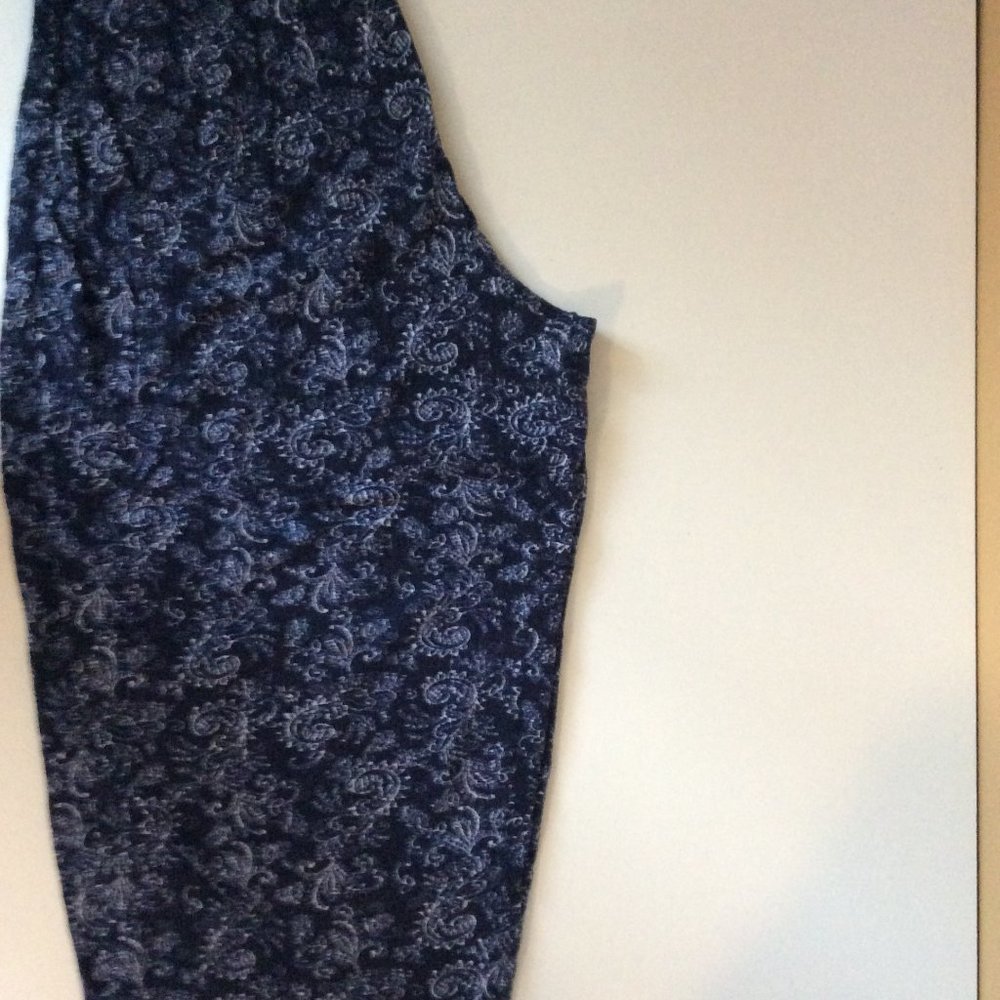 Navy Patterned Soft Pajamas - Picture 4 of 6
